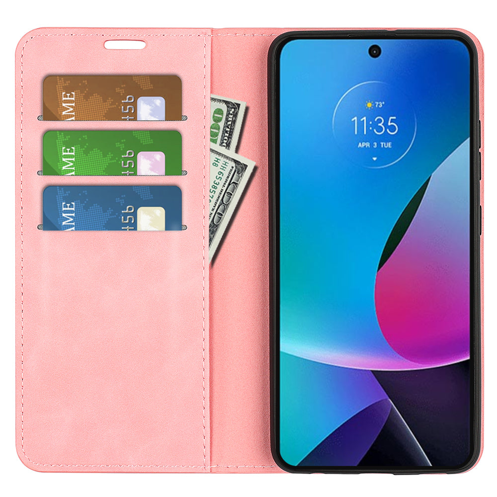 For Motorola Moto G Play (2023) 4G Skin-touch Feeling PU Leather Flip Cover Magnetic Auto-absorbed Stand Wallet Phone Case For Motorola Moto G Play (2023) 4G Skin-touch Feeling PU Leather Flip Cover Magnetic Auto-absorbed Stand Wallet Phone Case